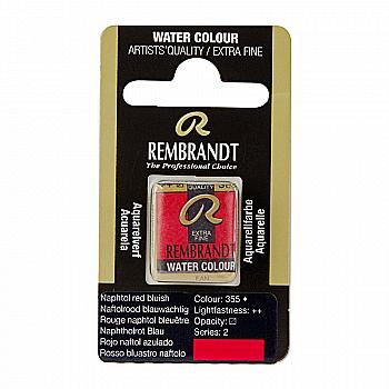 Краска акварельная Rembrandt 355 Нафтол красно-голубой, кювета, Royal Talens Краска акварельная Rembrandt 355 Нафтол красно-голубой, кювета, Royal Talens