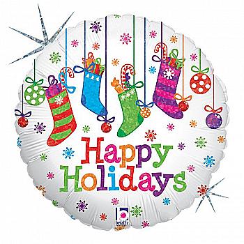 Куля повітряна 18" НР Шкарпетки з подарунками, 3202-0762