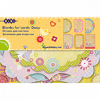 Основа для листівок "Daisy" 10,2*15,3 см., ZB.18204-AF Основа для листівок "Daisy" 10,2*15,3 см., ZB.18204-AF
