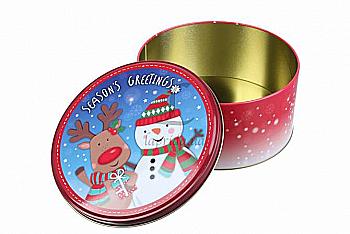 Подарункова коробка бляшана велика, 63-1170