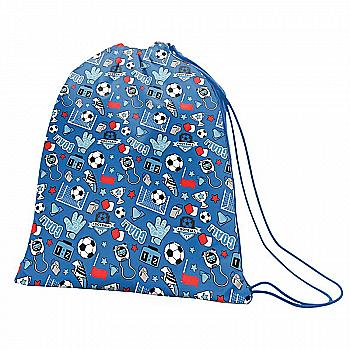 Сумка для взуття SB-10 "Football", синій, 552589