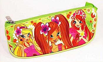 Пенал треугольный 1 змейка "Девчонки", JO-16172