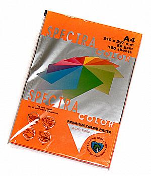 Папір A4 100 арк, 80 г/м², неон, помаранчевий, Spectra Color 371 Папір A4 100 арк, 80 г/м², неон, помаранчевий, Spectra Color 371