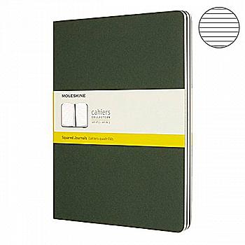 Записник Зелений великий лінійка, Moleskine Cahier, CH021K15 Записник Зелений великий лінійка, Moleskine Cahier, CH021K15