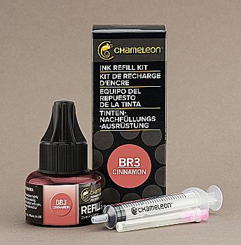 Чернило для заправки маркера Chameleon 25 мл - Cinnamon (корица, BR3), CT9044 Чернило для заправки маркера Chameleon 25 мл - Cinnamon (корица, BR3), CT9044