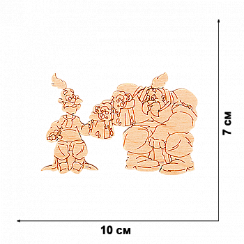 Заготовка деревянная для декорирования, FLC-367