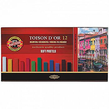 Крейди пастельні суха 12 кол T.D`or, 8582012001KS Крейди пастельні суха 12 кол T.D`or, 8582012001KS