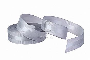 Лента репсовая+атлас 2,5 cм (18 м), GX-003 (59-008)