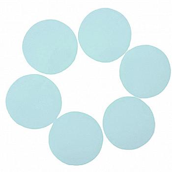 Конфетти кружочки бирюзовое 2,3 см*100 гр, 3501-0143