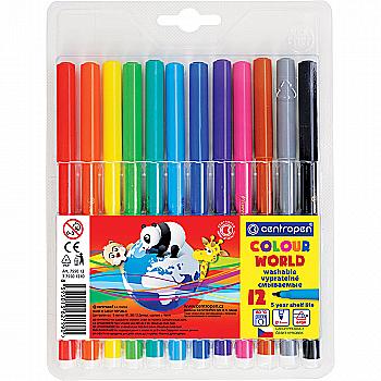 Фломастери 7550/12 СD CENTROPEN Фломастери 7550/12 СD CENTROPEN