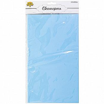 Скатерть п/э пастель голубая 130*180 см, 1502-4961
