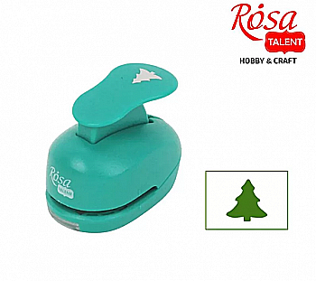 Фігурний діркопробивач Ялинка 1,6 см Rosa Talent