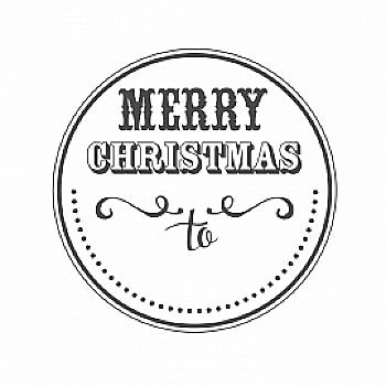 Штамп дерев`яний d=3,5 см "Merry Christmas to" (Christmas), WE7004 ТМ "Woodies" Штамп дерев`яний d=3,5 см "Merry Christmas to" (Christmas), WE7004 ТМ "Woodies"