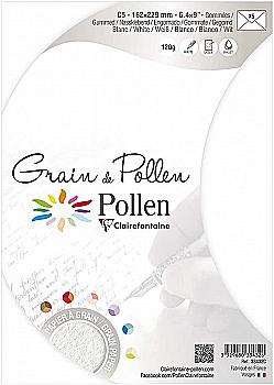 Конверт декоративный Pollen зернистый 162*229 мм/120 г, White/Белый, 33432C Конверт декоративный Pollen зернистый 162*229 мм/120 г, White/Белый, 33432C