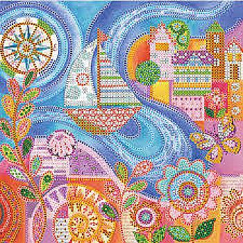 Схема для вишивки бісером "Далекі країни", AC-501 Схема для вишивки бісером "Далекі країни", AC-501