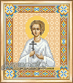 Схема для вышивания бисером иконы СБИ-037 "Артемий" 12*14 см ТМ "Чарівна мить"