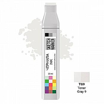 Чернила для заправки маркера SKETCHMARKER, 20 мл, Тонированный серый 9, SI-TG9 Чернила для заправки маркера SKETCHMARKER, 20 мл, Тонированный серый 9, SI-TG9