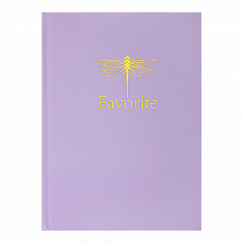 Тетрадь для записей А5 96 л "Favourite, Pastel", кл., офсет крем., тв. обкл., сиреневая BM.2410-426 Тетрадь для записей А5 96 л "Favourite, Pastel", кл., офсет крем., тв. обкл., сиреневая BM.2410-426