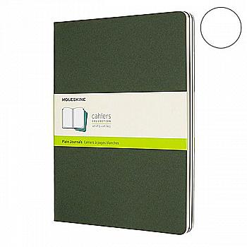 Блокнот Зеленый большой нелинованный, Moleskine Cahier, CH023K15 Блокнот Зеленый большой нелинованный, Moleskine Cahier, CH023K15