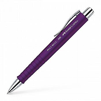Ручка кулькова Poly Ball XB фіолетова, 241137 Faber-Castell *** Ручка кулькова Poly Ball XB фіолетова, 241137 Faber-Castell ***