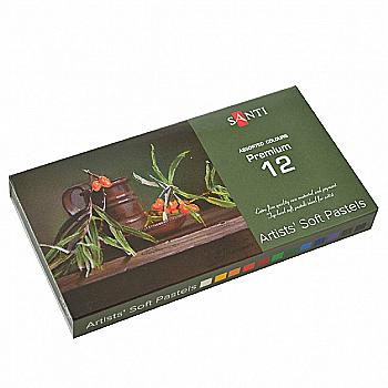 Пастель суха 12 кол, Santi, 353272 Пастель суха 12 кол, Santi, 353272