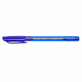 Ручка масляная прозр. синяя, BM.8353-01