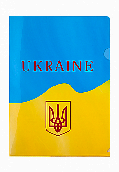 Папка-уголок А4 UKRAINE, желтый, BM.3966-08 Папка-уголок А4 UKRAINE, желтый, BM.3966-08