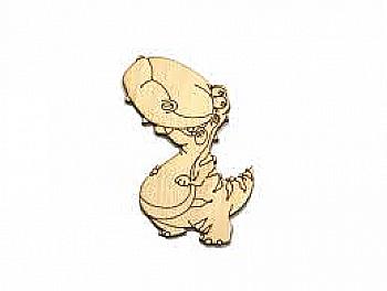 Заготівка-магніт дерев`яна "Діноженіх" 55*85 мм, ZS191