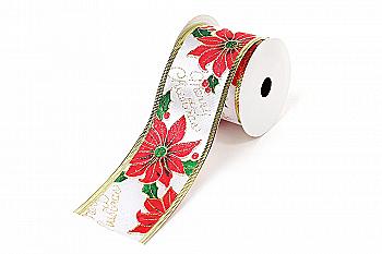 Стрічка декоративна Різдвяник, 153-371