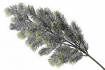 Декоративна гілка ялинки засніжена, 122-F42