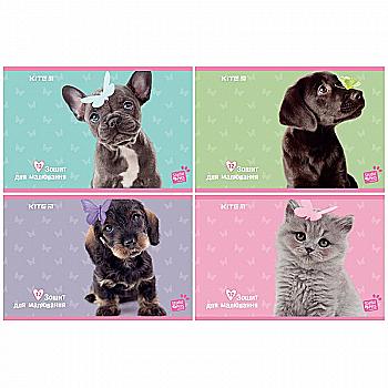 Альбом для рисования 12 л. скоба, SP, Kite SP19-241