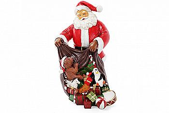 Статуетка "Санта з подарунками" 32 см, 718-789