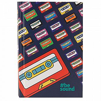 Книга записная А6 80 л. кл. твердая обложка BeSound-3, K19-199-3 Книга записная А6 80 л. кл. твердая обложка BeSound-3, K19-199-3