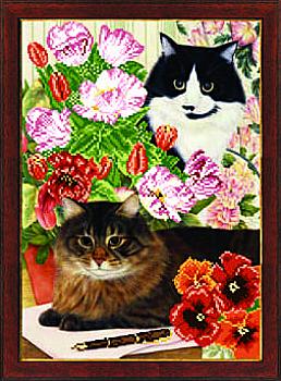 Схема для вишивання бісером СБ-263 24,5*35 см на авторській канві ТМ "Чарівна мить"