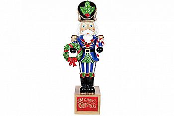 Фігура новорічна "Лускунчик" 124 см, синій, 837-145 Фігура новорічна "Лускунчик" 124 см, синій, 837-145