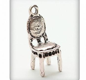 Набір металевих підвісок Стільчик 10*27 мм, 10 шт Набір металевих підвісок Стільчик 10*27 мм, 10 шт