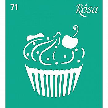 Трафарет самоклеящийся 9*10 см №71 Кухня, Rosa Talent Трафарет самоклеящийся 9*10 см №71 Кухня, Rosa Talent