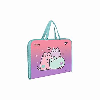 Папка-портфель на молнии с ткан. ручками "Pusheen", 491986 Yes Папка-портфель на молнии с ткан. ручками "Pusheen", 491986 Yes