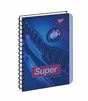 Тетрадь В6/144 кл. YES пл. обл. Super car, 681701 Тетрадь В6/144 кл. YES пл. обл. Super car, 681701