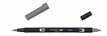 Маркер-блендер двосторонній ABT BrushPen ABT-N45, холодний сірий-10 ТМ "Tombow" Маркер-блендер двосторонній ABT BrushPen ABT-N45, холодний сірий-10 ТМ "Tombow"