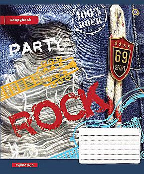 Зошит 60 лін. ЗУ Jeans Rock -17 (6915) Зошит 60 лін. ЗУ Jeans Rock -17 (6915)