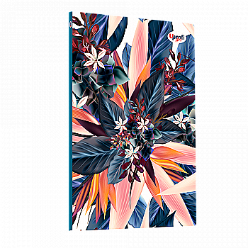 Блокнот B6 "Abstract flower" blue, 900503, TM Profiplan  Блокнот B6 "Abstract flower" blue, 900503, TM Profiplan