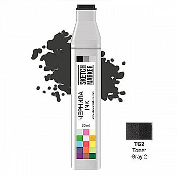 Чернила для заправки маркера SKETCHMARKER, 20 мл, Тонированный серый 2, SI-TG2 Чернила для заправки маркера SKETCHMARKER, 20 мл, Тонированный серый 2, SI-TG2