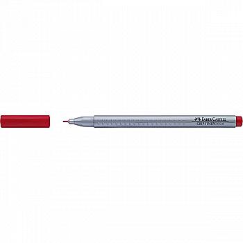 Лінер Grip FinePen 0,4 мм карміновий, 151626 Faber-Castell Лінер Grip FinePen 0,4 мм карміновий, 151626 Faber-Castell