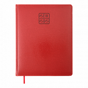 Еженедельник датированный А4, 2022, Bravo (Soft), красный, BM.2780-05 Еженедельник датированный А4, 2022, Bravo (Soft), красный, BM.2780-05