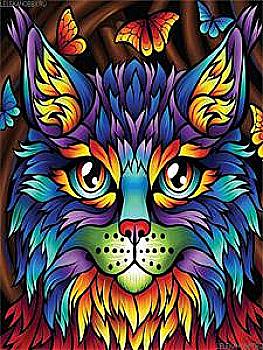 Набір для розпису по номерах 40*50 см "Кіт", RA30492 Набір для розпису по номерах 40*50 см "Кіт", RA30492