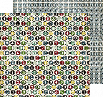 Бумага 30*30 NUMBER CIRCLES TST57009