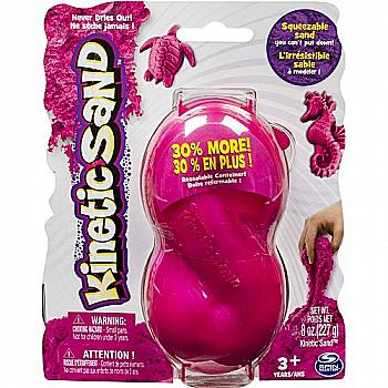 Пісок для дитячої творчості Kinetic sand neon (рожевий, 227 г)