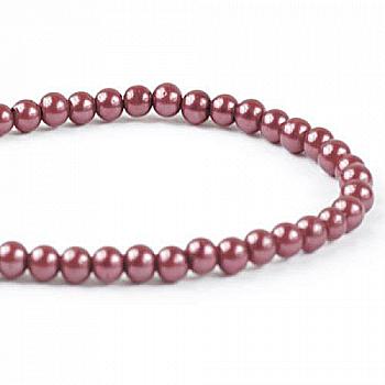 Намисто 6 мм (нитка 80 см*145 шт)  095PD,6mmrd Crystal Art  Намисто 6 мм (нитка 80 см*145 шт)  095PD,6mmrd Crystal Art