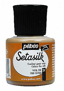 Фарба по шовку Setasilk 45 мл, золото старовинне, 181-024 Pebeo Фарба по шовку Setasilk 45 мл, золото старовинне, 181-024 Pebeo